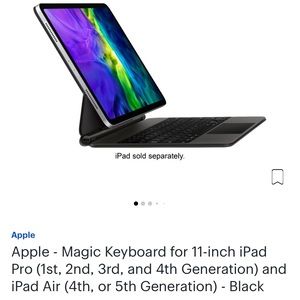 Apple Magic Keyboard - Silver and Black